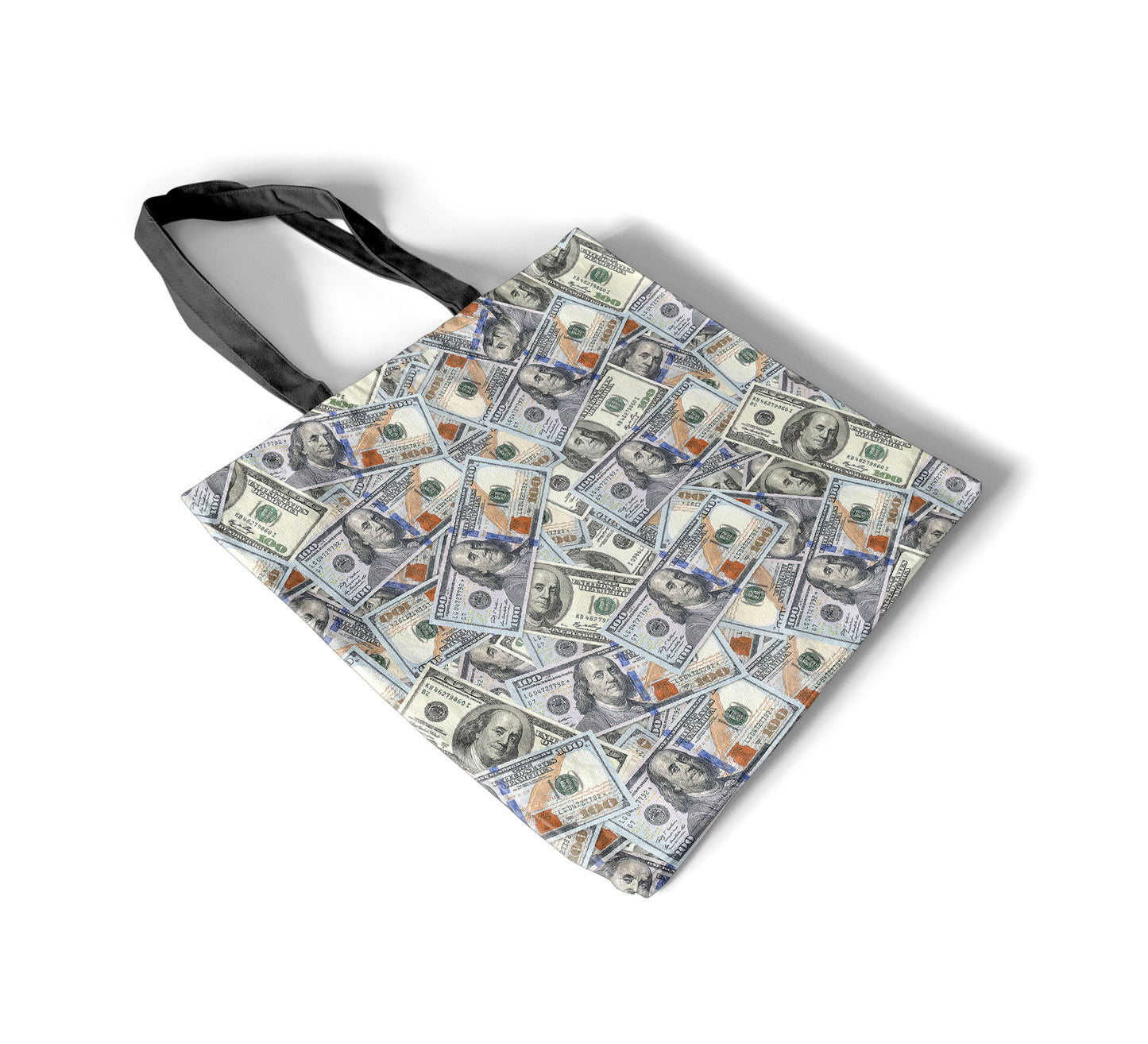 Hundred Dollar Bills Money Tote Bag - All Over Print