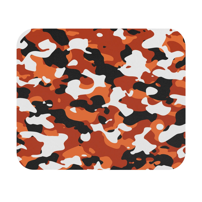 Orange Camouflage Mousepad