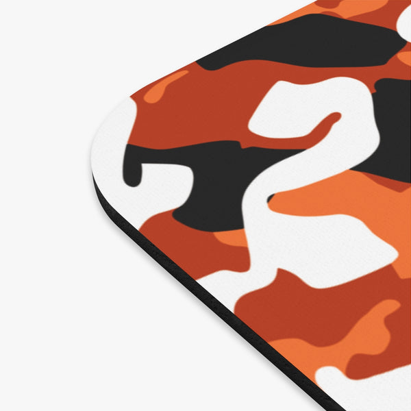 Orange Camouflage Mousepad