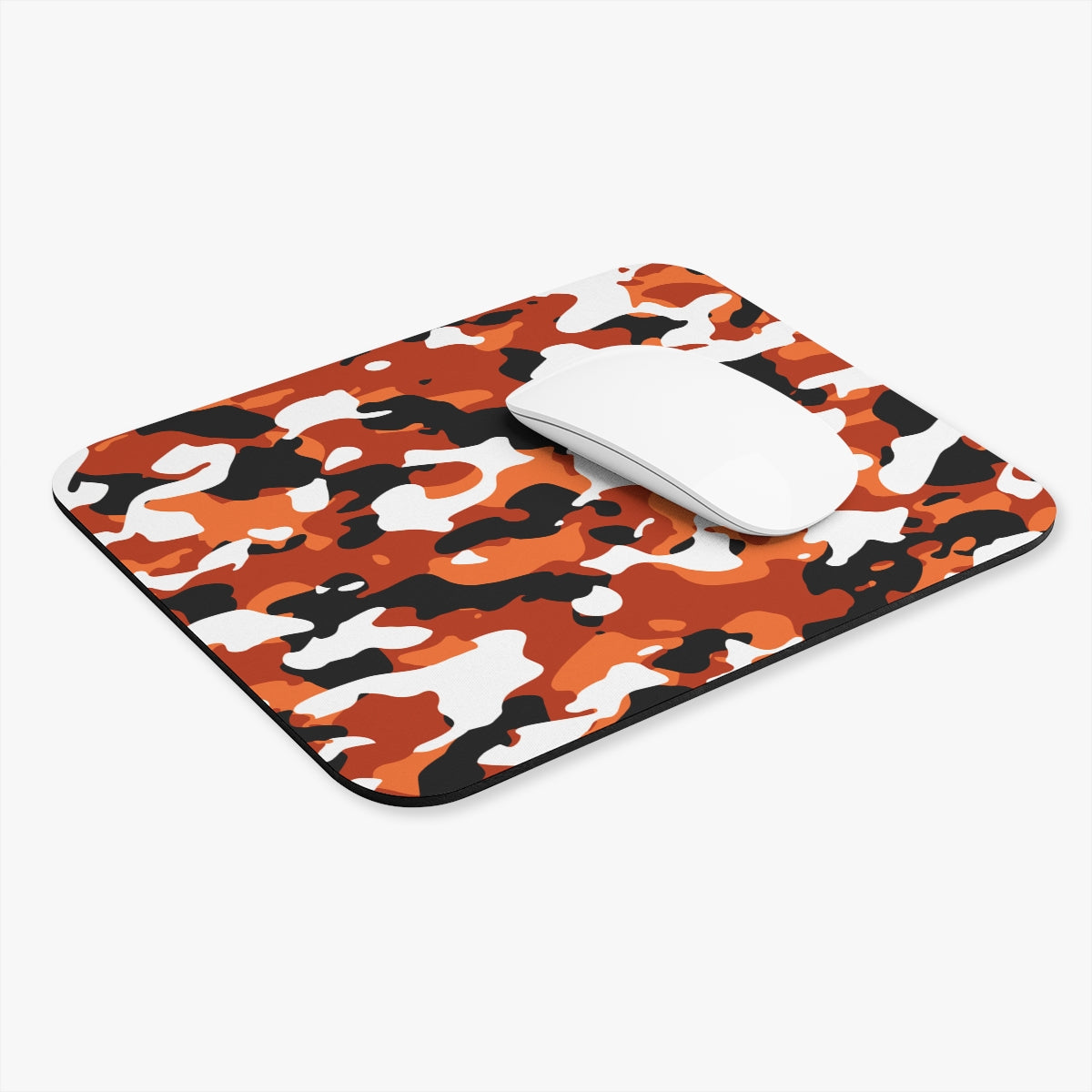 Orange Camouflage Mousepad