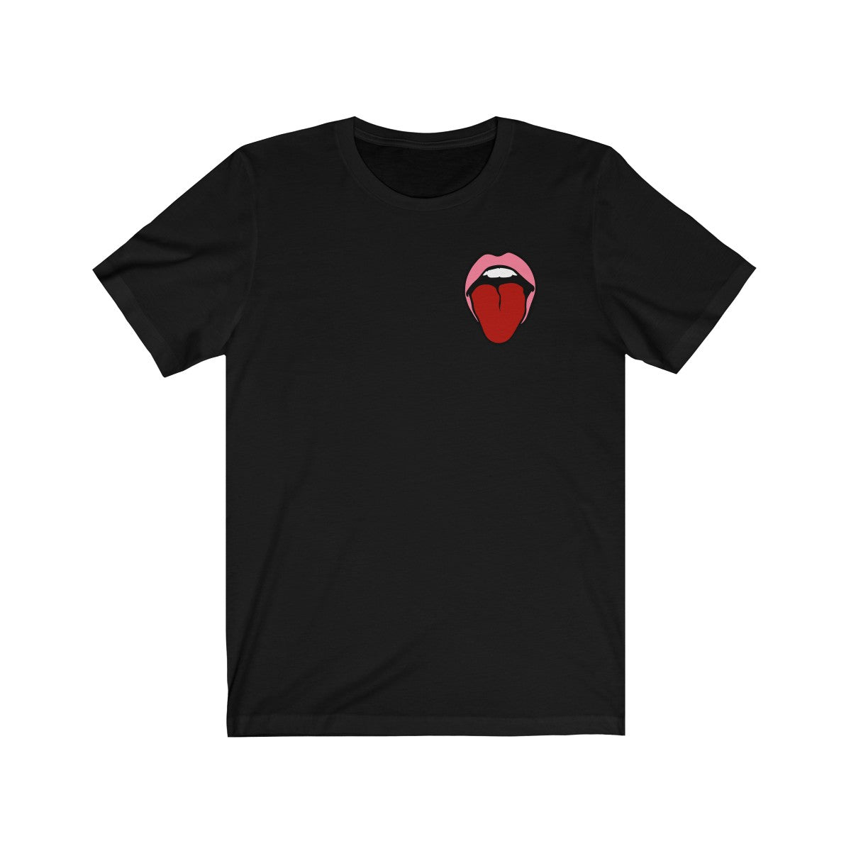 Pink Lips Tongue Out T-Shirt
