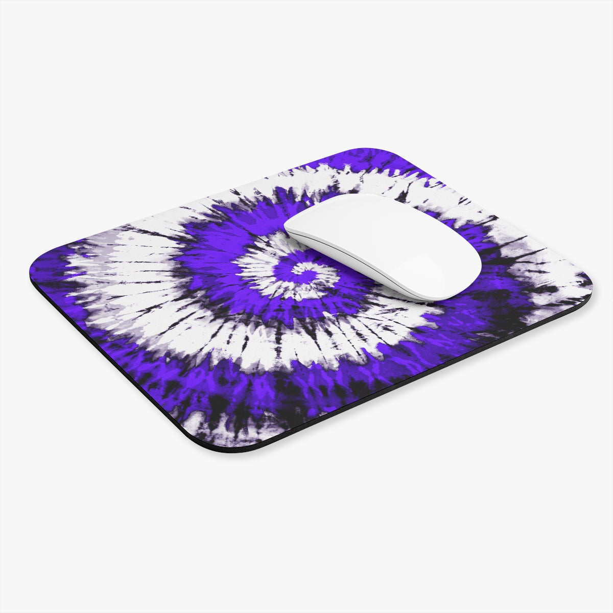 Purple + White Tiedye Mousepad