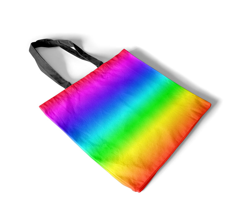 Rainbow Gradient Tote Bag - Sublimation All Over Print