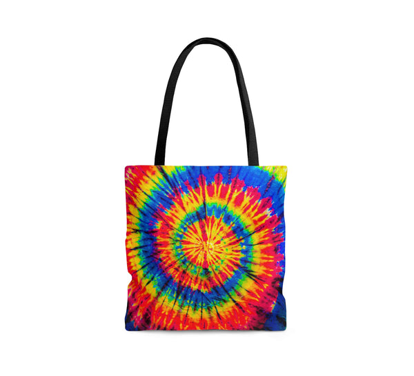 Skittles Rainbow Tie-Dye Tote Bag - Sublimation All Over Print