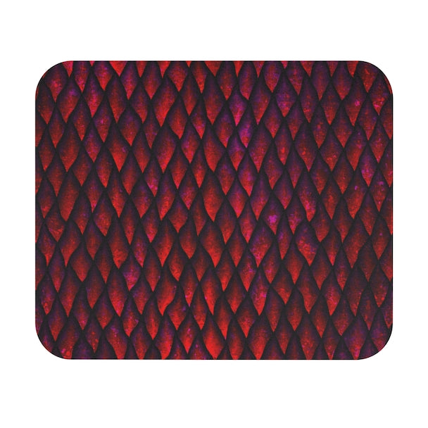 Red Dragon Scales Mousepad