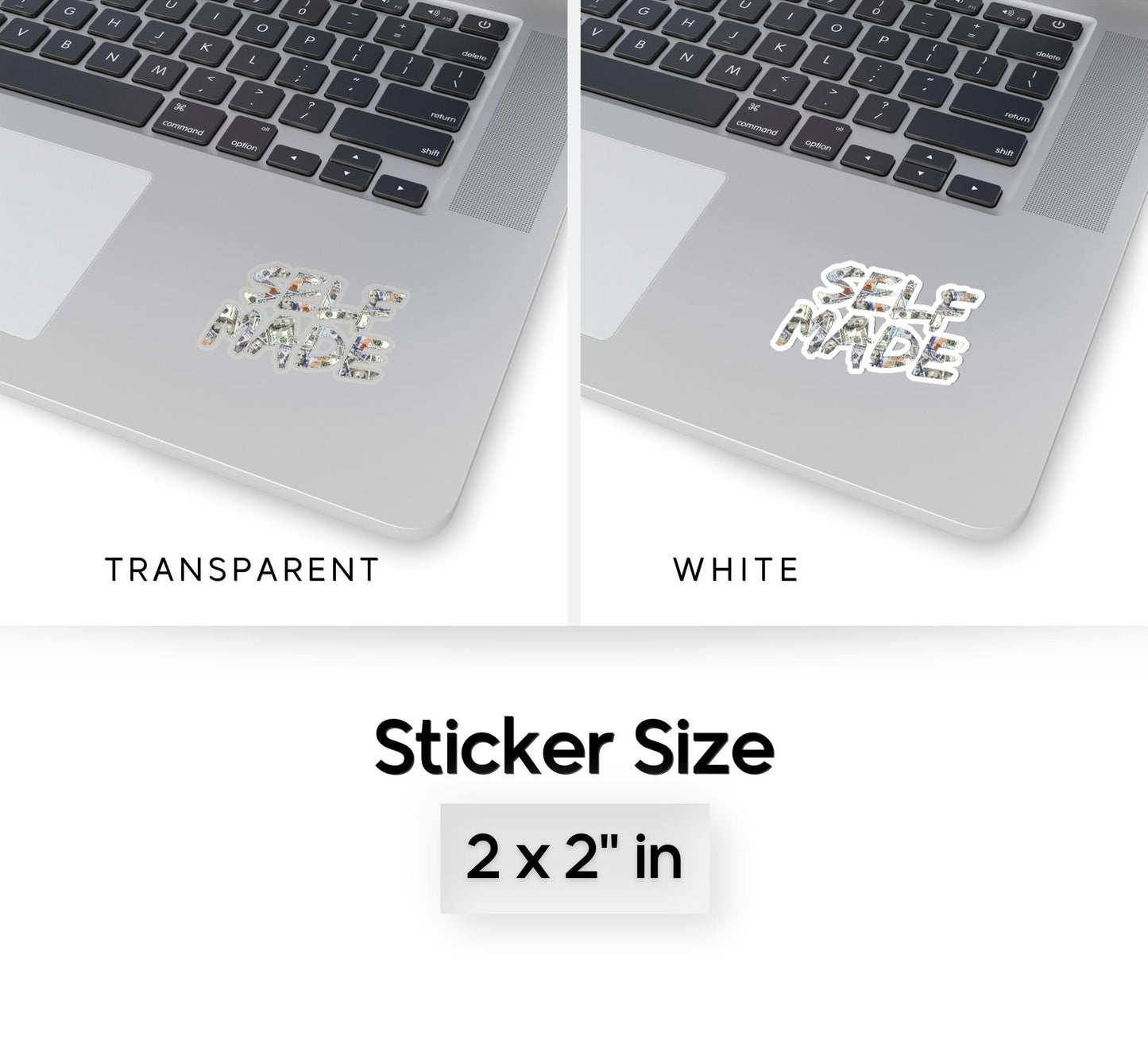 Self Made Money Kiss-Cut Sticker