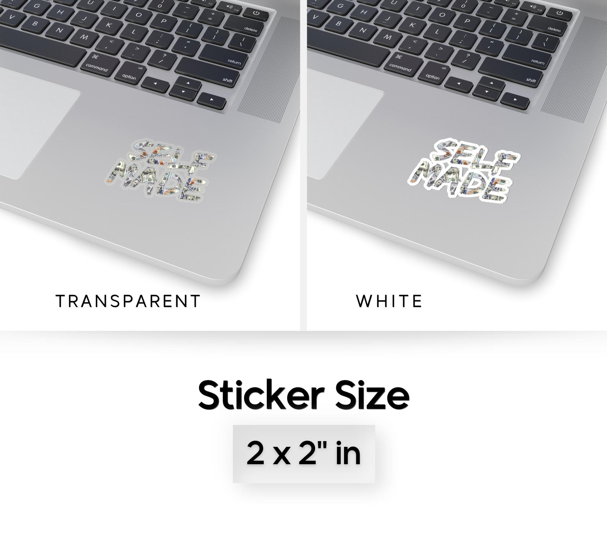 Self Made Money Kiss-Cut Sticker