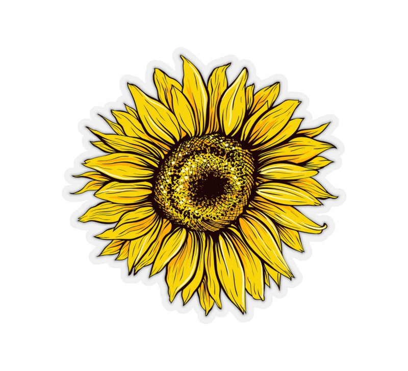 Sunflower Kiss-Cut Sticker