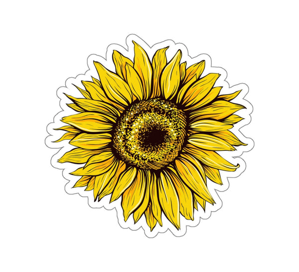 Sunflower Kiss-Cut Sticker