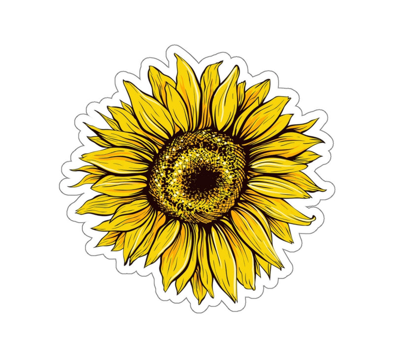 Sunflower Kiss-Cut Sticker