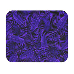 Purple Tropical Plant Leaves Mousepad