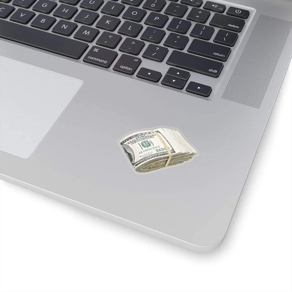 Banded Money Stack Sticker Transparent / 2" × 2" Dryp Factory
