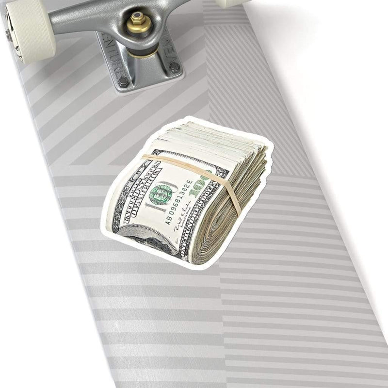 Banded Money Stack Sticker White / 6" × 6" Dryp Factory