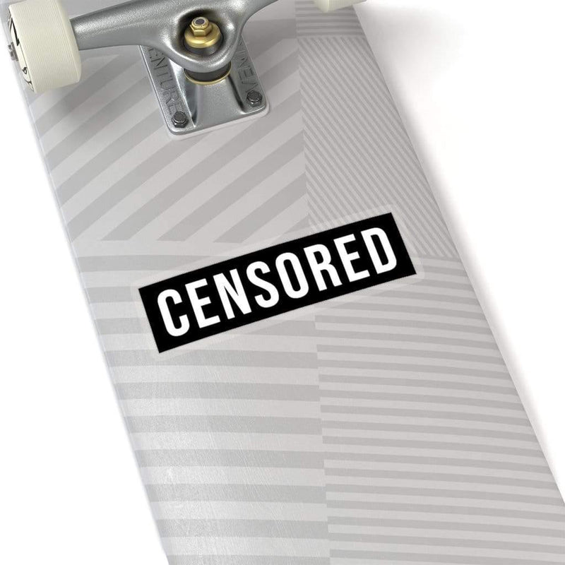 CENSORED Kiss-Cut Sticker 6" × 6" / Transparent