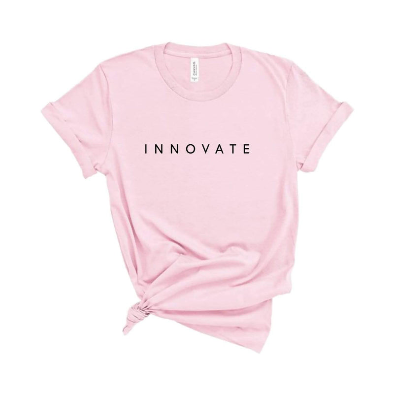 Create Innovate Minimalist T-Shirt Innovate / Pink / XS Dryp Factory