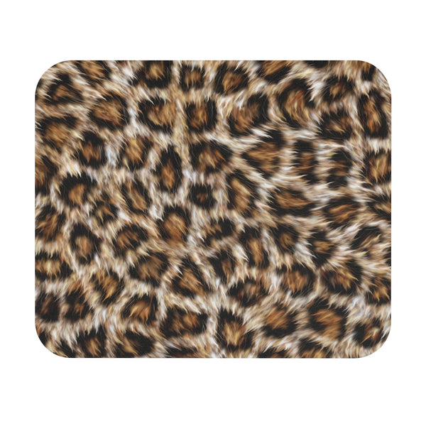 Realistic Leopard Print Mousepad