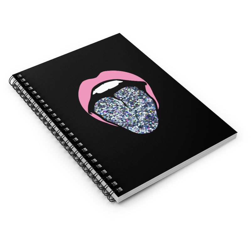 Pink Lips Tongue Out Notebook