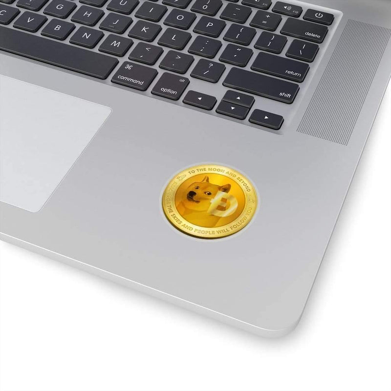 Doge Coin Crypto Kiss-Cut Sticker