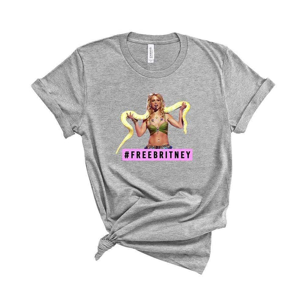 Free Britney T-Shirt Athletic Heather / XS