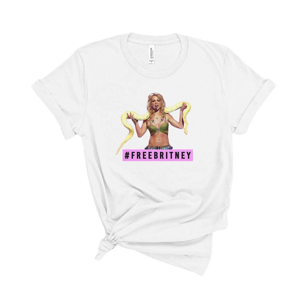 Free Britney T-Shirt White / XS