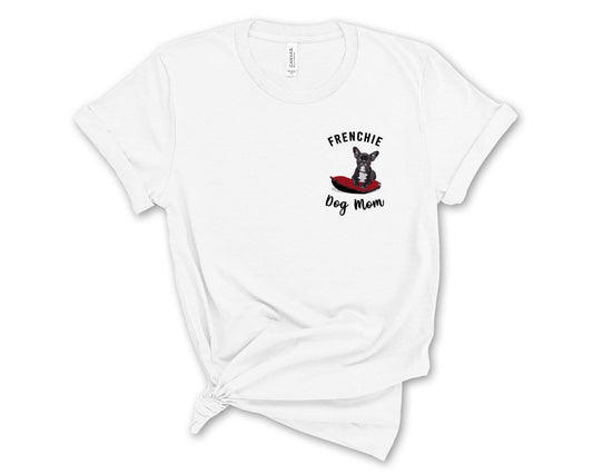Frenchie Dog Mom T-Shirt White / L