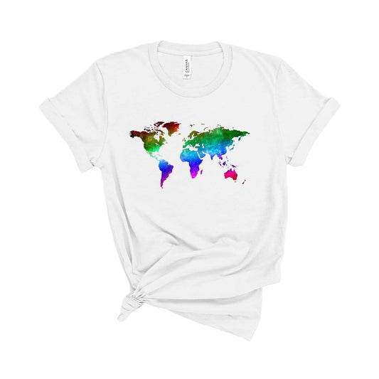 Galaxy World T-Shirt White / XS Dryp Factory