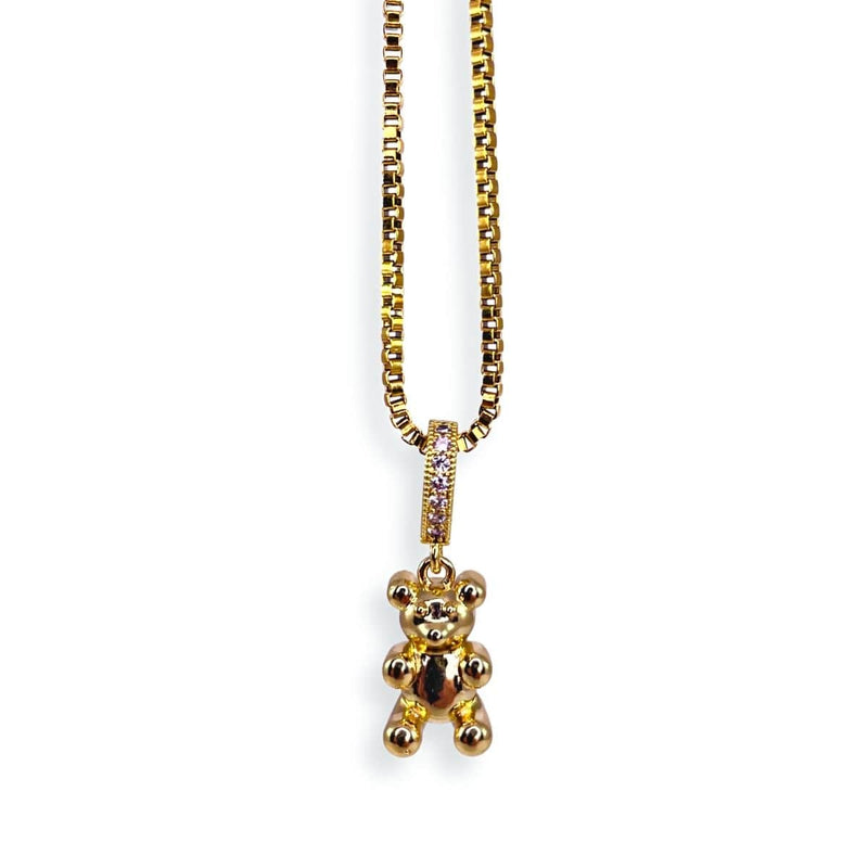 gummy bear necklace, gold, 18k gold chain - Dryp Factory