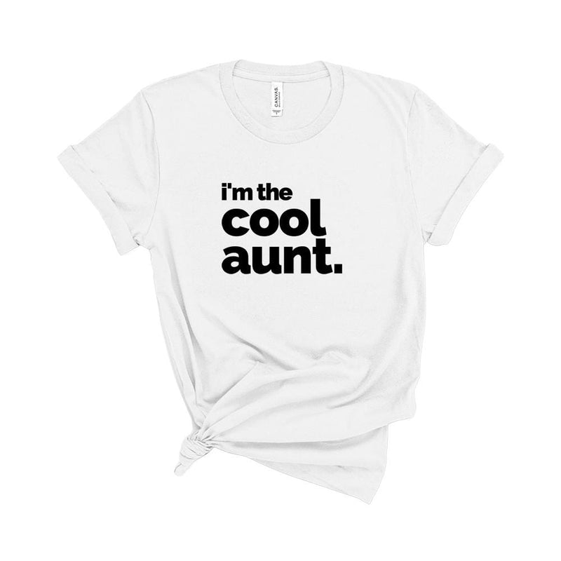 I'm the Cool Aunt T-Shirt White / XS