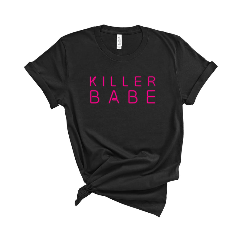 Killer Babe Neon Text T-Shirt