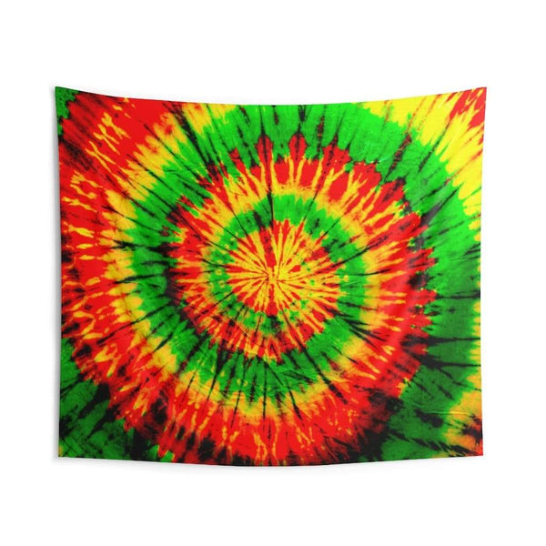 Rasta Tie-Dye Wall Tapestry 104" × 88" Dryp Factory
