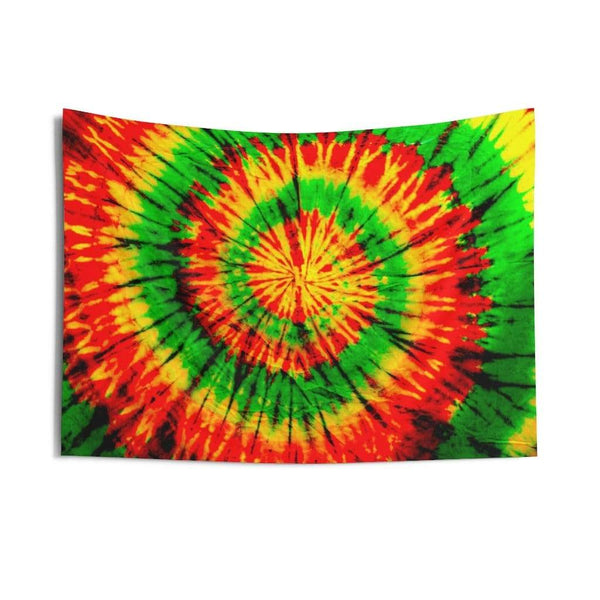 Rasta Tie-Dye Wall Tapestry 36" × 26" Dryp Factory