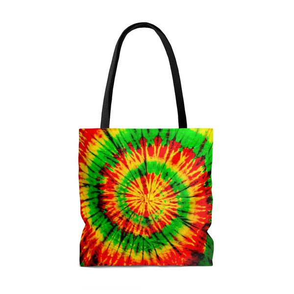 Rasta Tie-Dye Tote Bag - All Over Print