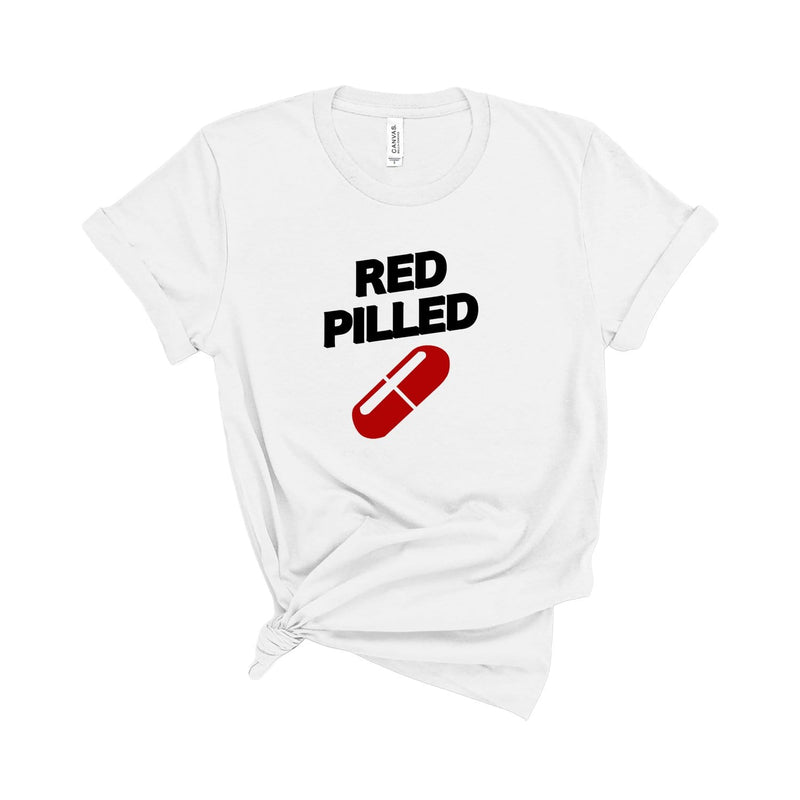 Red Pilled T-Shirt White / L Dryp Factory