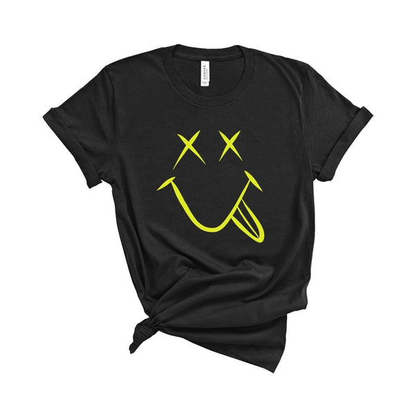 Smiley Face T-Shirt Black / XS