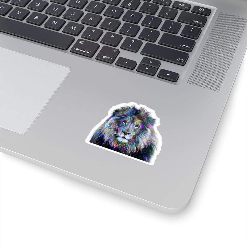 Trippy Lion Vibe Kiss-Cut Sticker